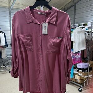 NWT Calvin Klein, long sleeve shirt